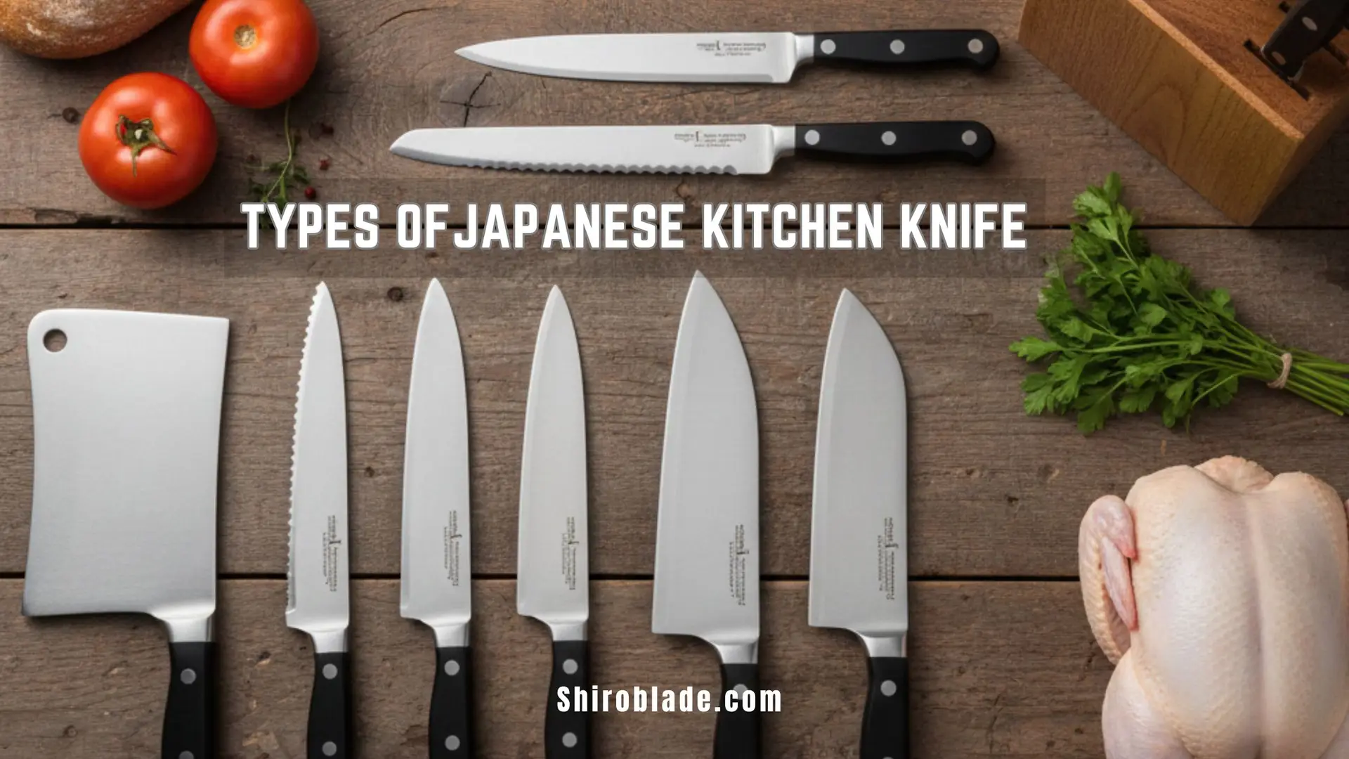 You are currently viewing Japanese Kitchen Knife Types : The Right Blade for Every Task