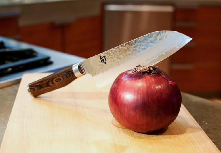 Shun Premier 7 Inch Damascus steel Santoku Knife