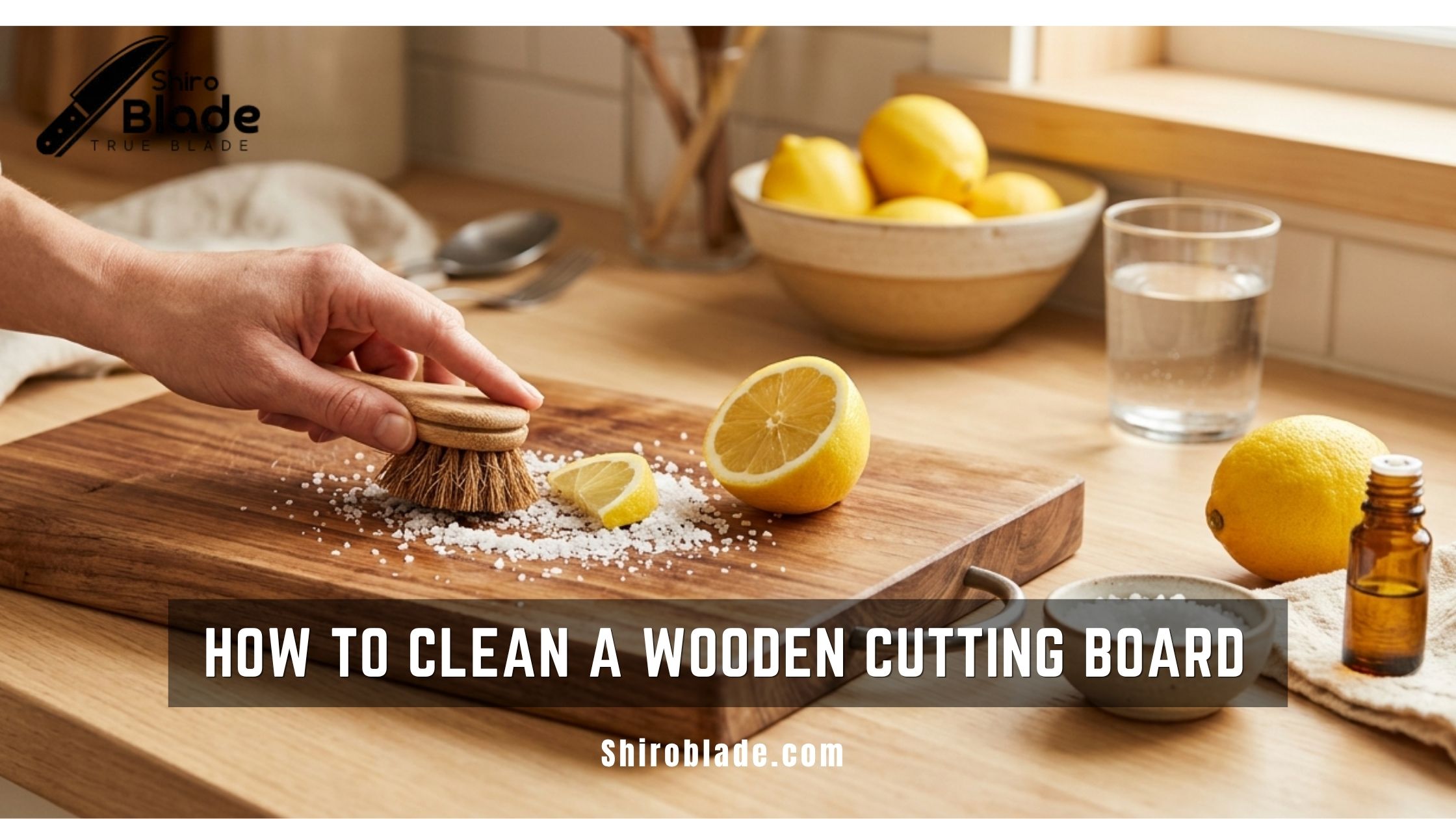 Read more about the article How to Clean a Wooden Cutting Board (Step by Step)