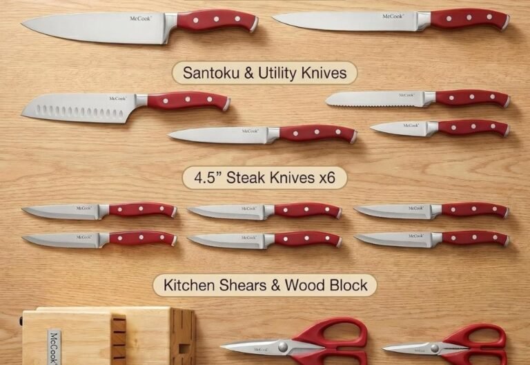 McCook High Carbon Stainless Steel Knife Set