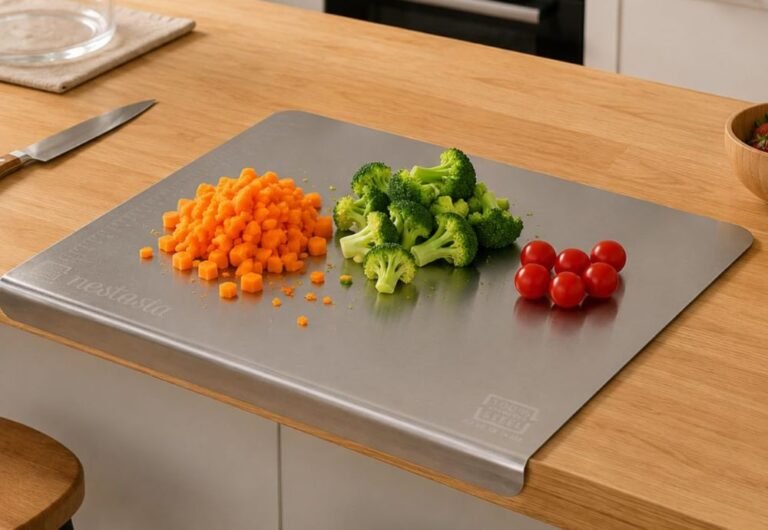 Nestasia Stainless Steel Counter Top Chopping Board