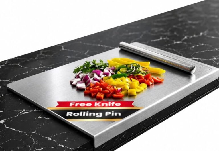 OrganizeMee Store steel chopping board