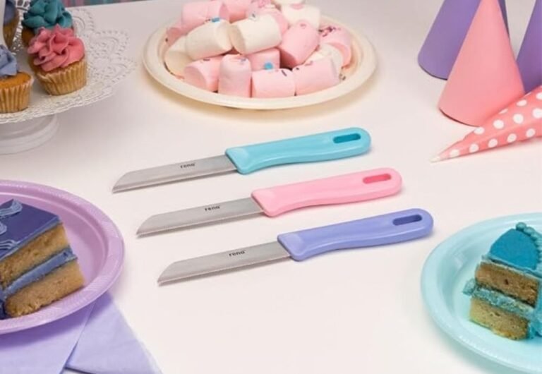 Rena Stainless Steel 90 mm Serrated Knife Set