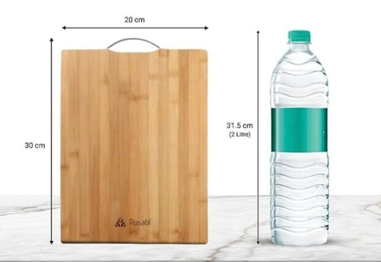 Rusabl Small Bamboo Wooden Chopping Board