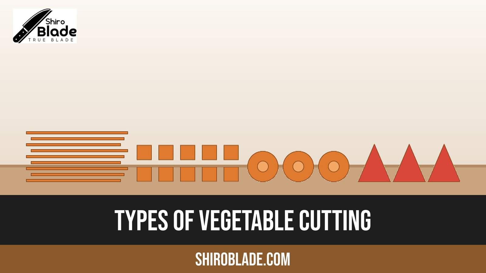 Types of vegetable cutting with pictures