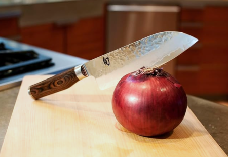 Shun Premier 7 Inch Damascus steel Santoku Knife